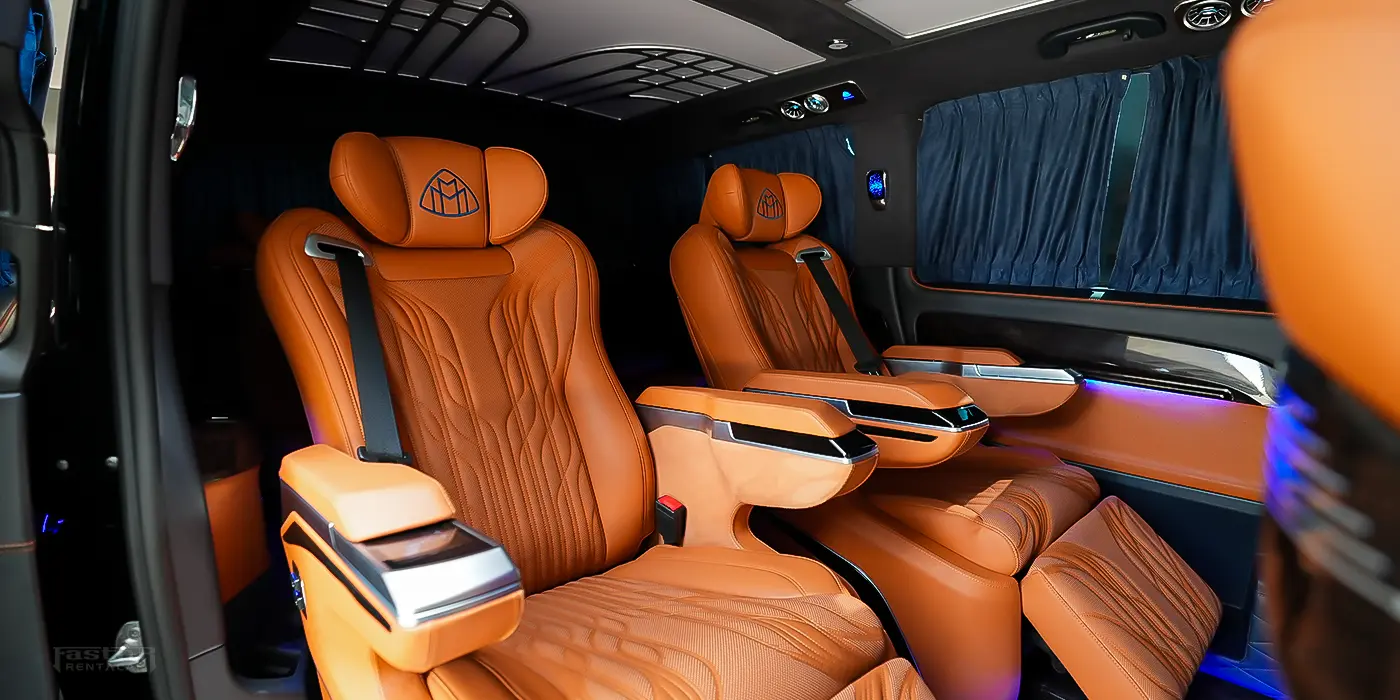 Mercedes Maybach Vito Interior Back Seats